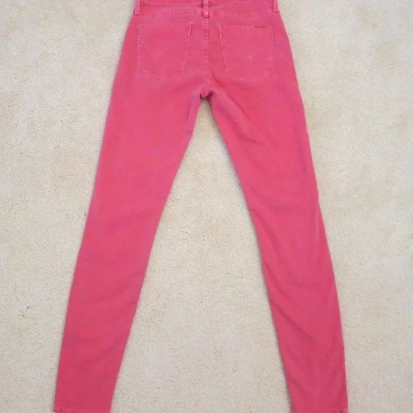 Hudson Skinny Jean Jeggings Size 26 Mid-Rise Red - Picture 7 of 10